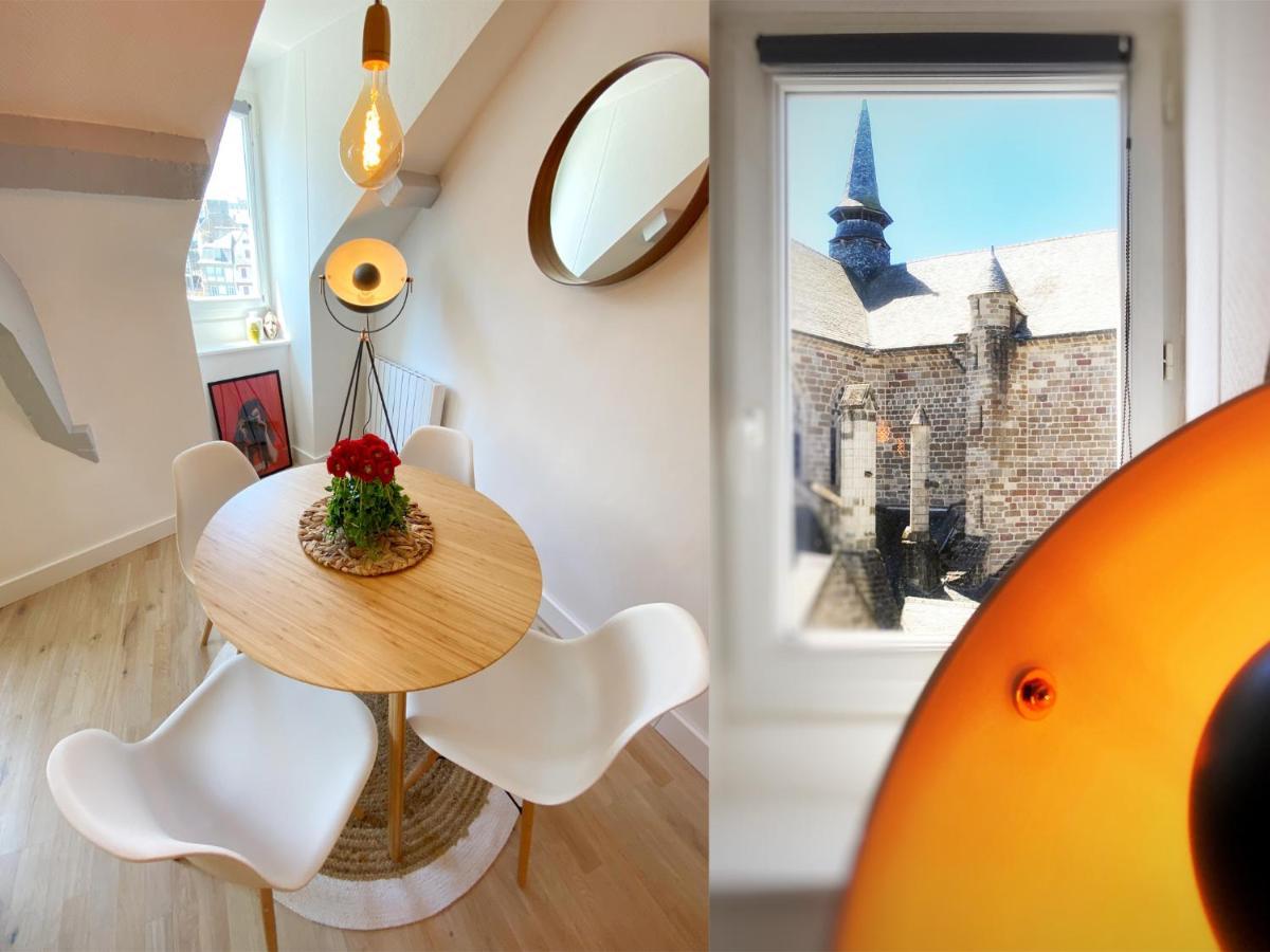 Marie Et Brieuc _ Duplex Lumineux Colore Atypique Face Cathedrale Сен-Бриё Экстерьер фото