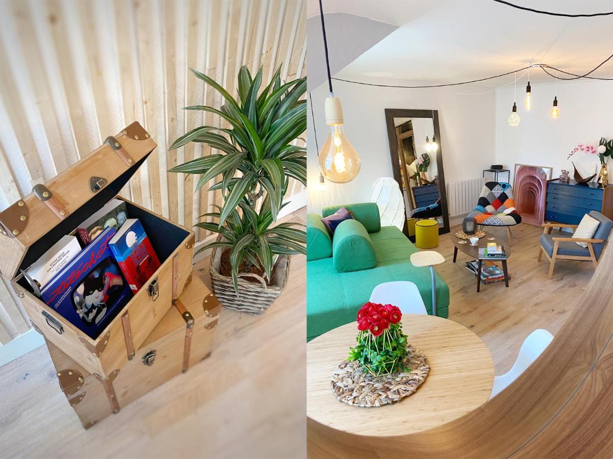 Marie Et Brieuc _ Duplex Lumineux Colore Atypique Face Cathedrale Сен-Бриё Экстерьер фото