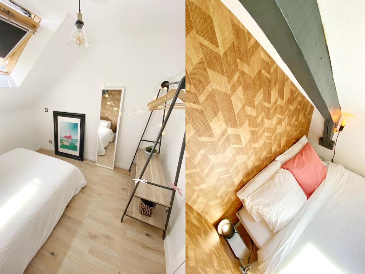Marie Et Brieuc _ Duplex Lumineux Colore Atypique Face Cathedrale Сен-Бриё Экстерьер фото
