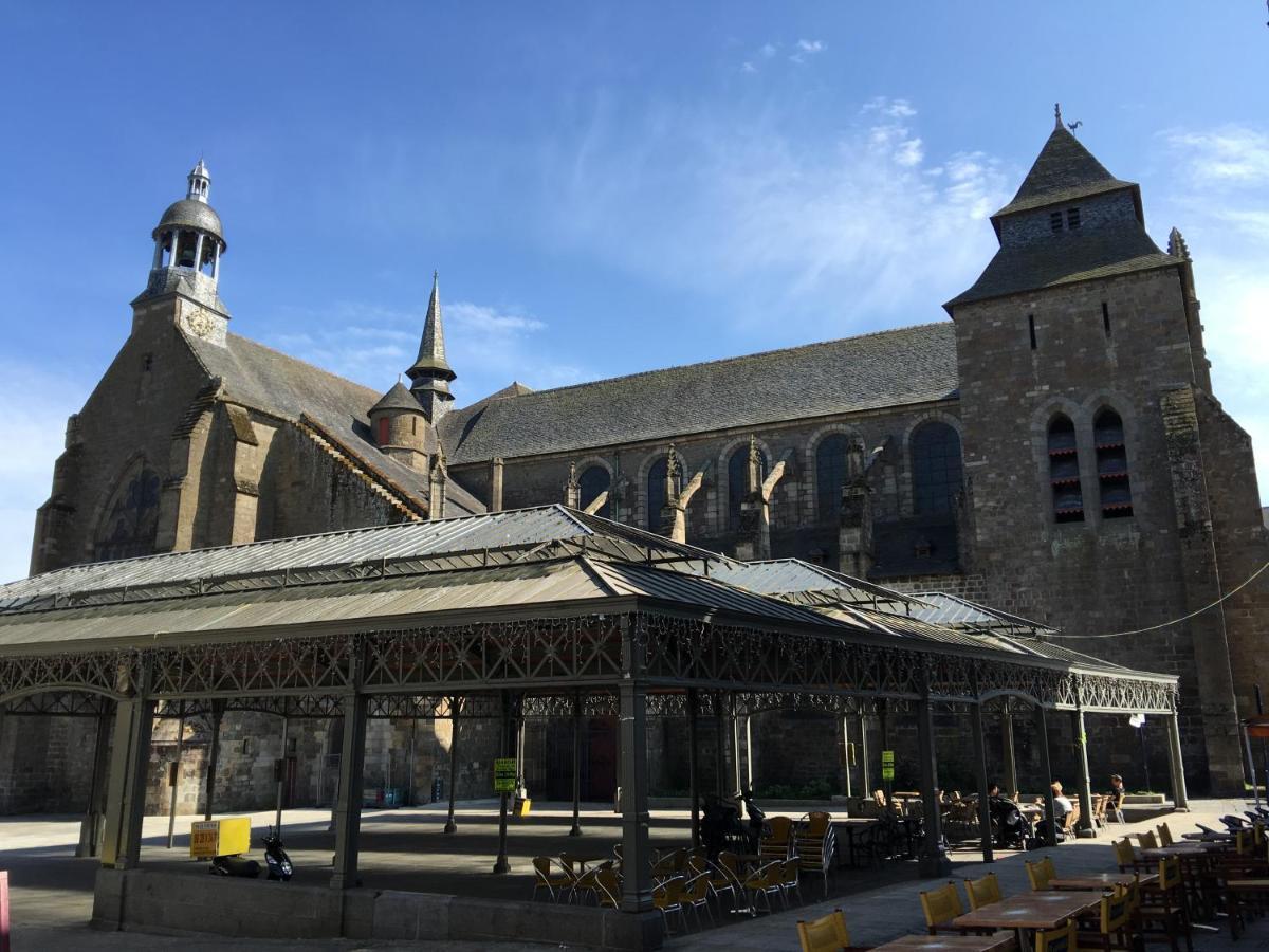 Marie Et Brieuc _ Duplex Lumineux Colore Atypique Face Cathedrale Сен-Бриё Экстерьер фото
